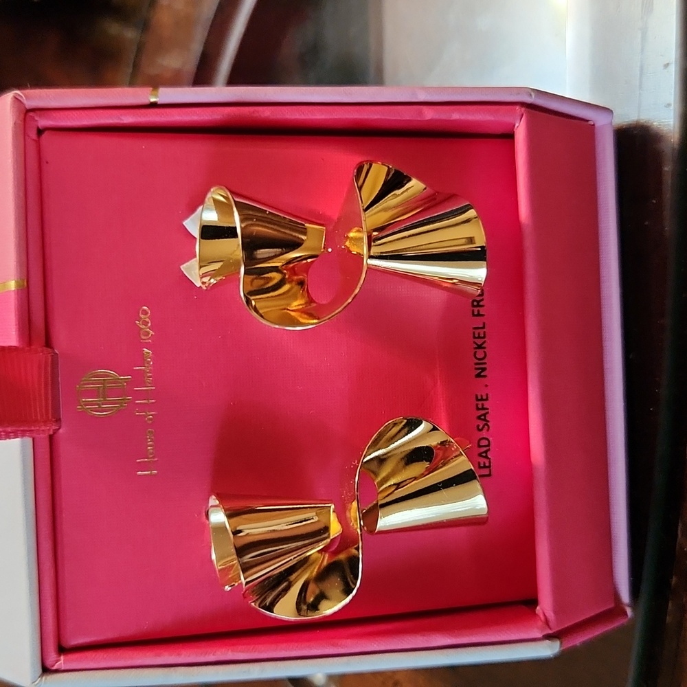 House of Harlow earrings Gold